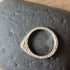 Pointed Sculpted Textured Ring Size O