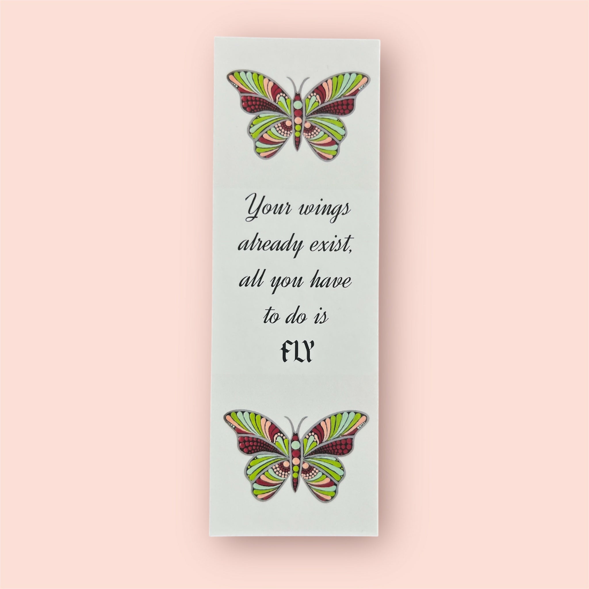 Printed Bookmark - Butterfly