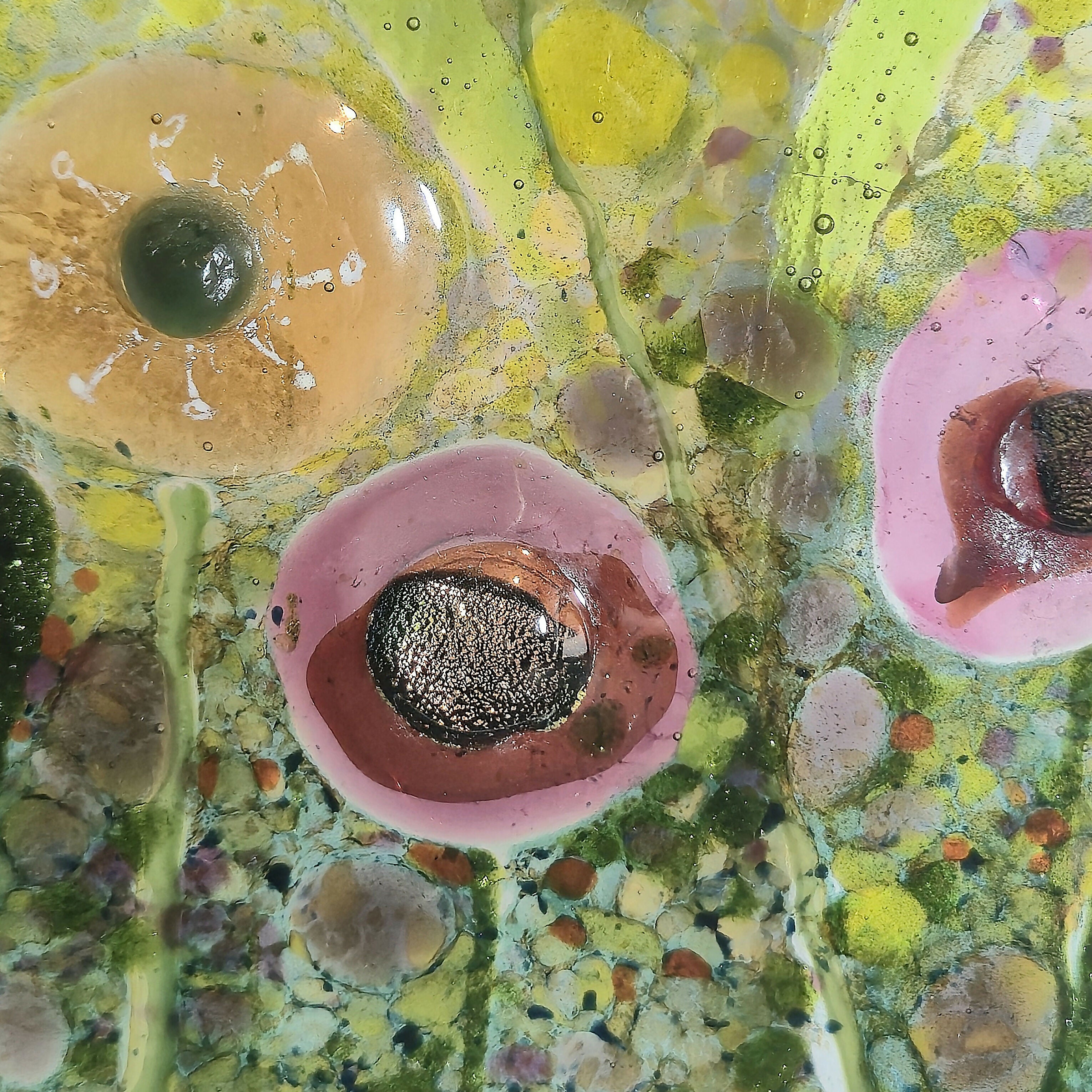 Medium Fused Glass Meadow Frame