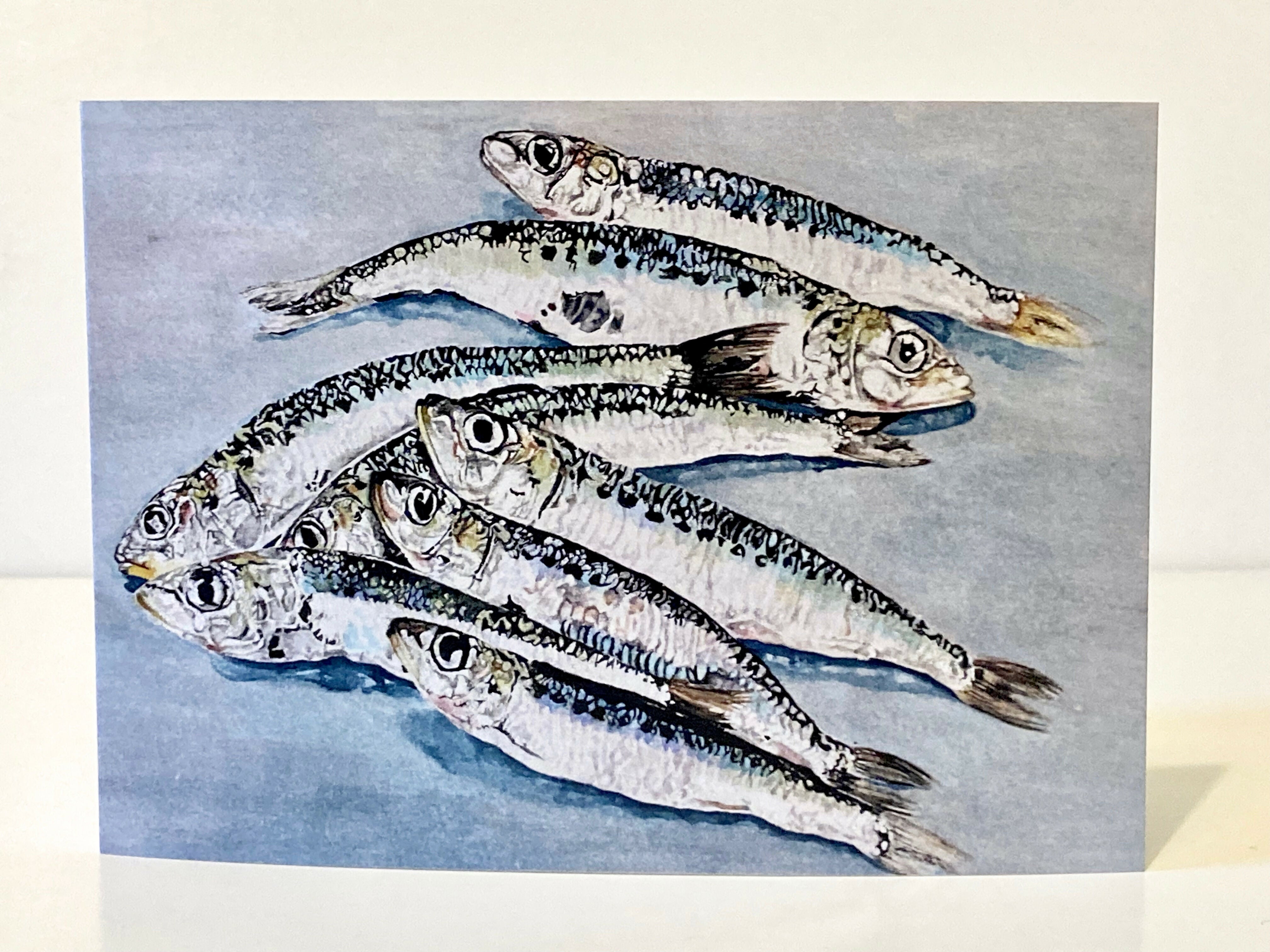 Sardines - Greetings Card
