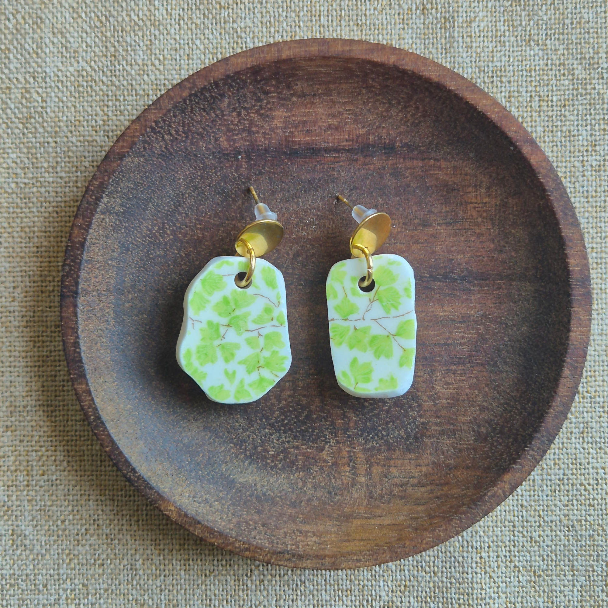 Recycled Ceramic Earring