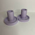 Pair Of Handmade Jesmonite Candlesticks