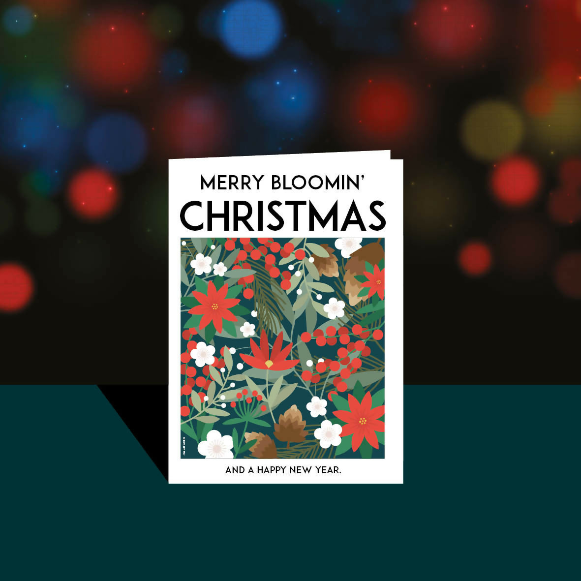 Bloomin' Christmas Card
