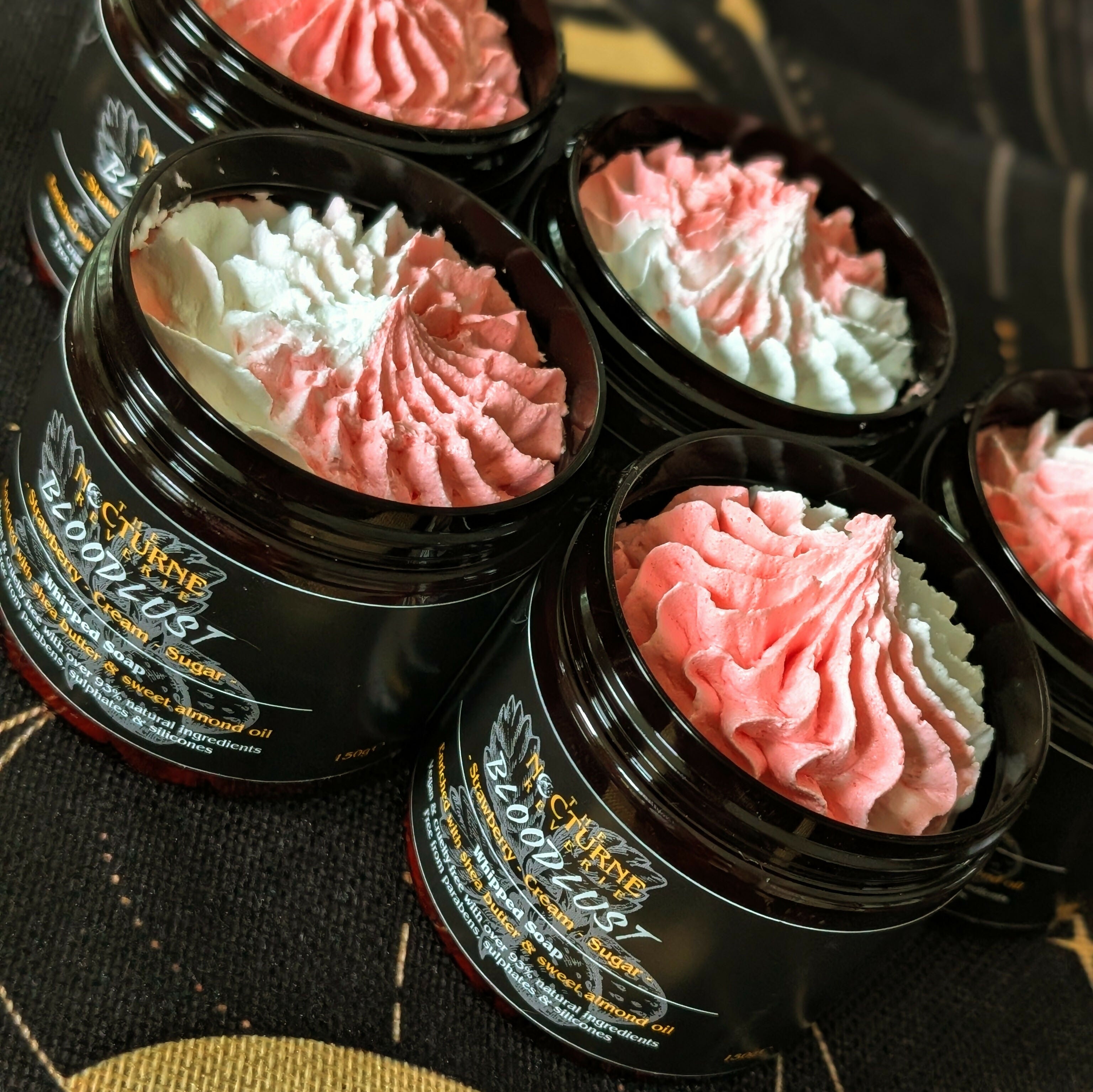 Strawberries & Cream Whipped Soap