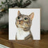 Cat Greeting Card – Pet Lover Gift – Handmade Blank Card