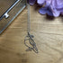 Lovely Crow Cutout Pendant Necklace