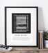 Hull FC Art Print OLD FAITHFUL LYRICS Design in Black