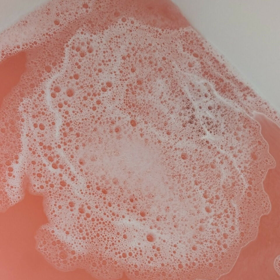 Summer Fruits, Lilac, Jasmine & Musk Foaming Bath Salts - Himalayan Pink, Dead Sea & Epsom Salt Blend 250g