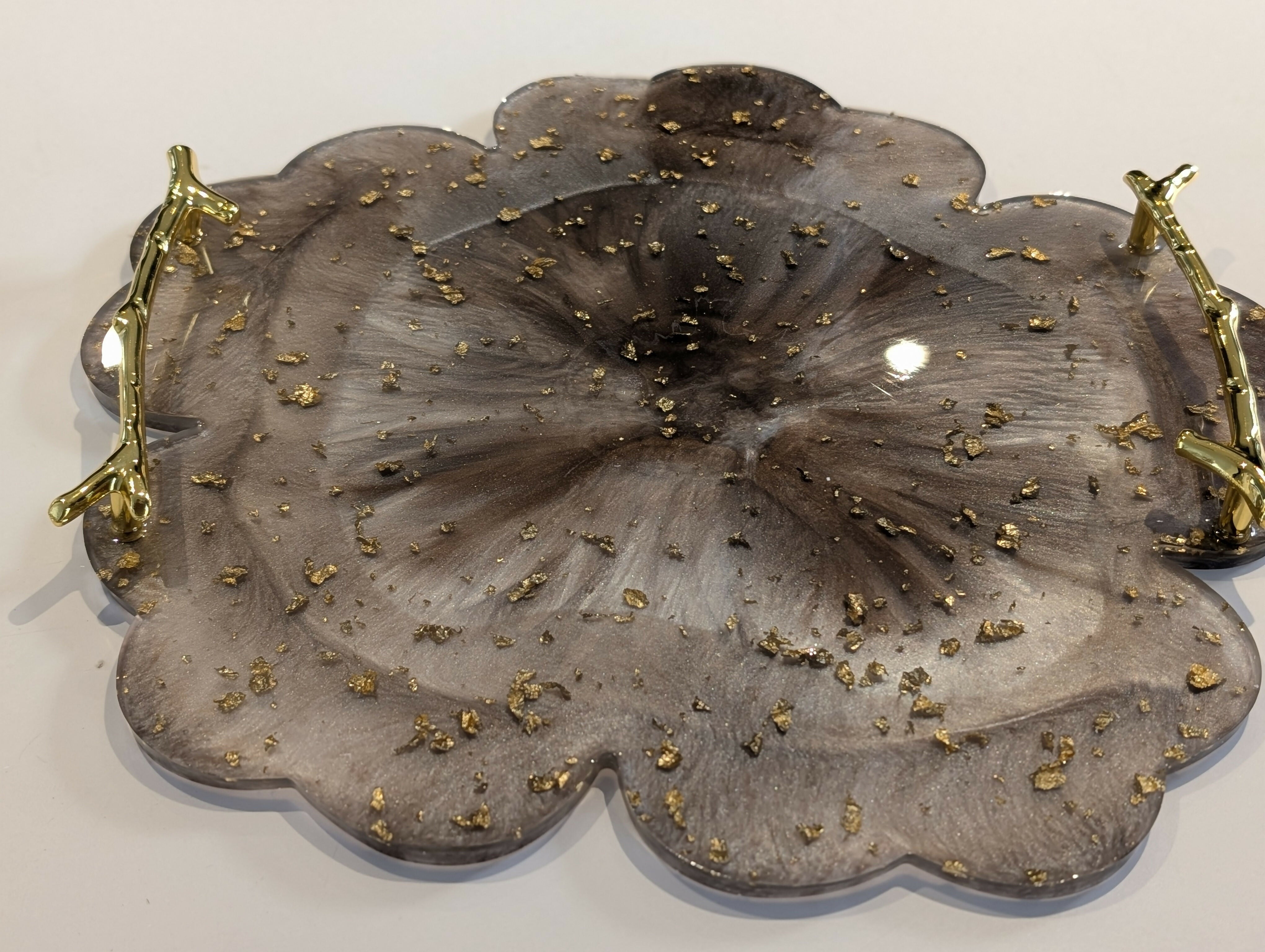 HANDMADE FLOWER SHAPED TRAY