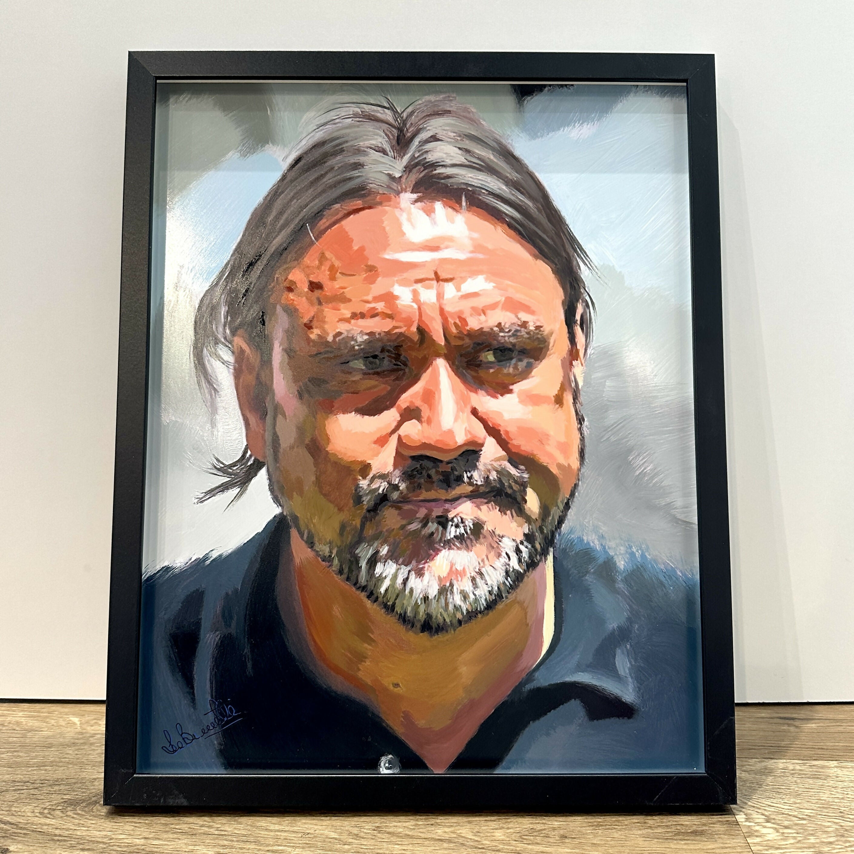 Daniel Farke Original Framed Painting