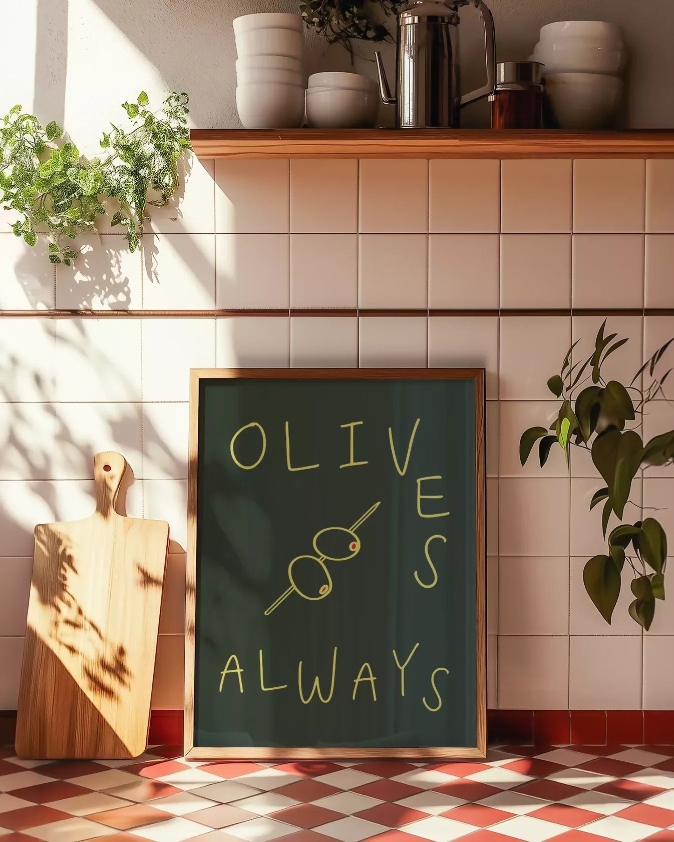 OLIVES ALWAYS WALL ART PRINT