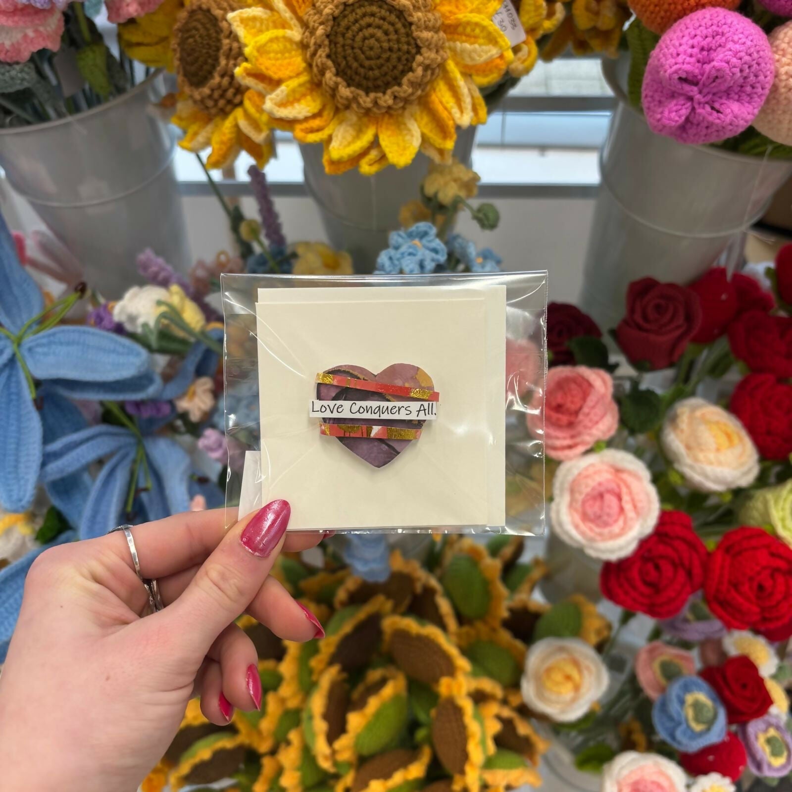Mixed Media Valentine's Card
