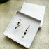 black earring stack