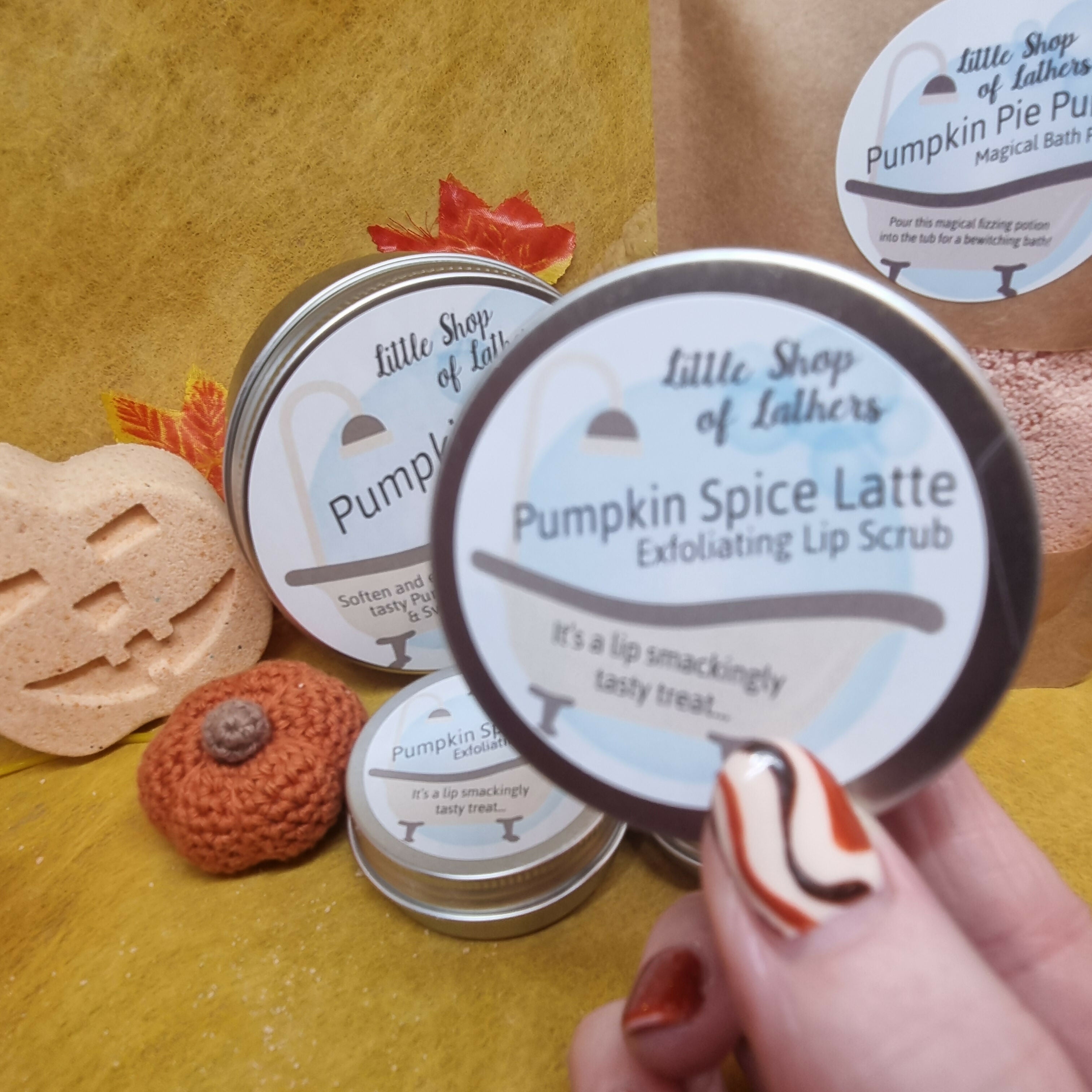 Exfoliating Lip Sugar Scrub - Pumpkin Spice Latte