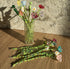 Beaded Floral Bouquet Craft Kit with Mini Glass Vase – DIY Glass Bead Flower Making Set