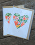 Floral Heart Greetings Card