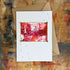 Abstract Bestie Card in Pink