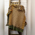 LENNON HAND KNITTED TABBARD WITH PLAITED FRINGING