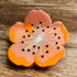 Orange Sakura Flower Hair Clip / Claw