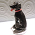Ceramic Flat Coated Retriever Dog Sculpture