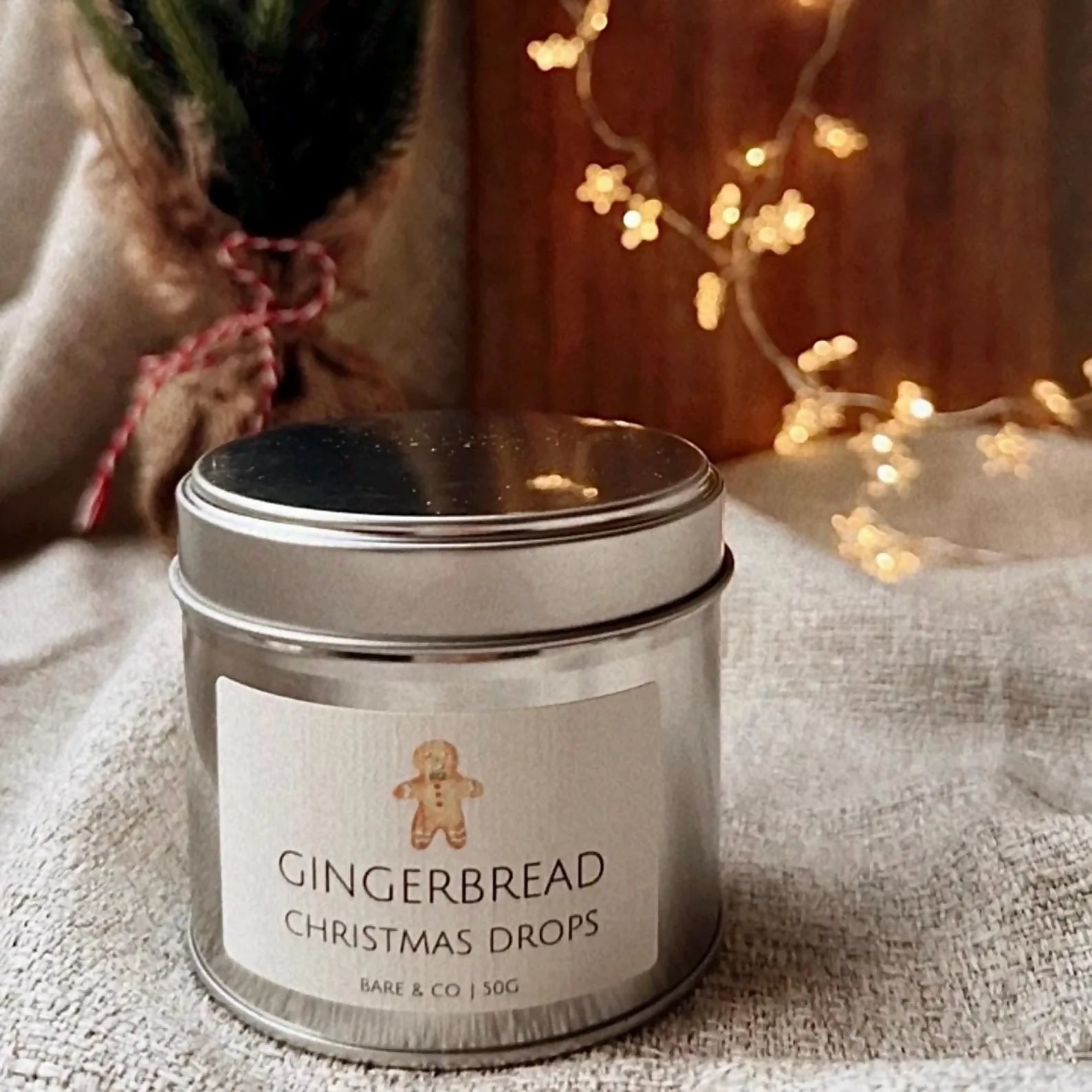 CHRISTMAS DROPS TIN FESTIVE WAX MELTS