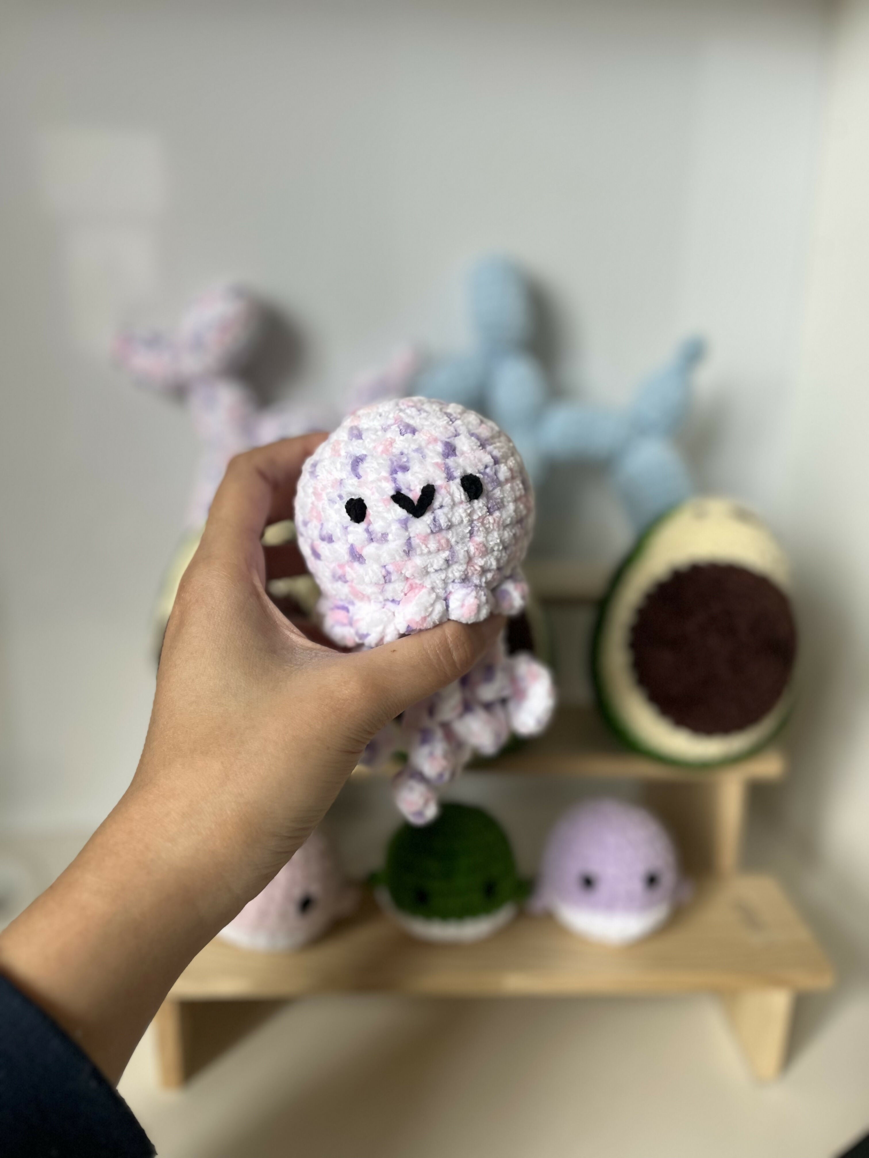 Crochet Jellyfish Plushies