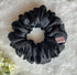 Black Silk Scrunchies