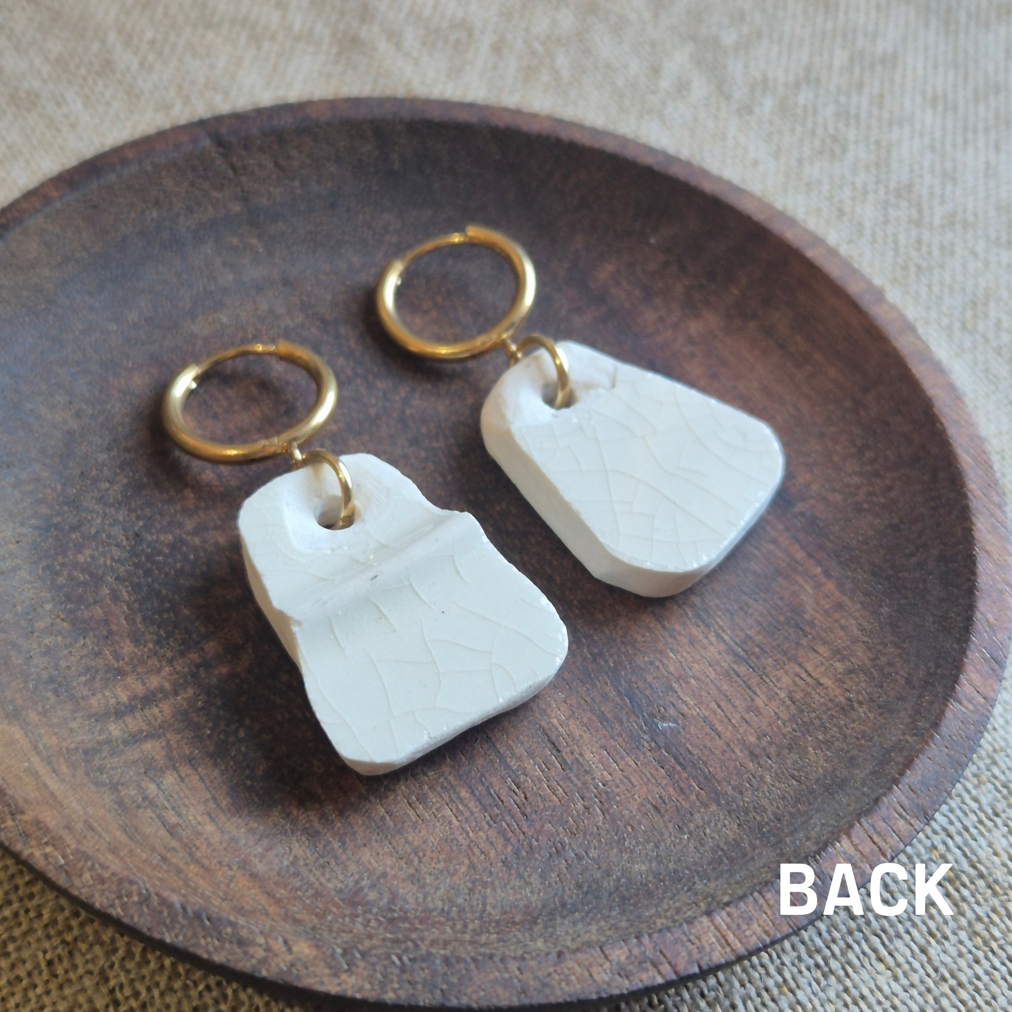 Recycled Ceramic Earring