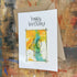 Abstract Sparkle 40th Birthday Card in Yellow