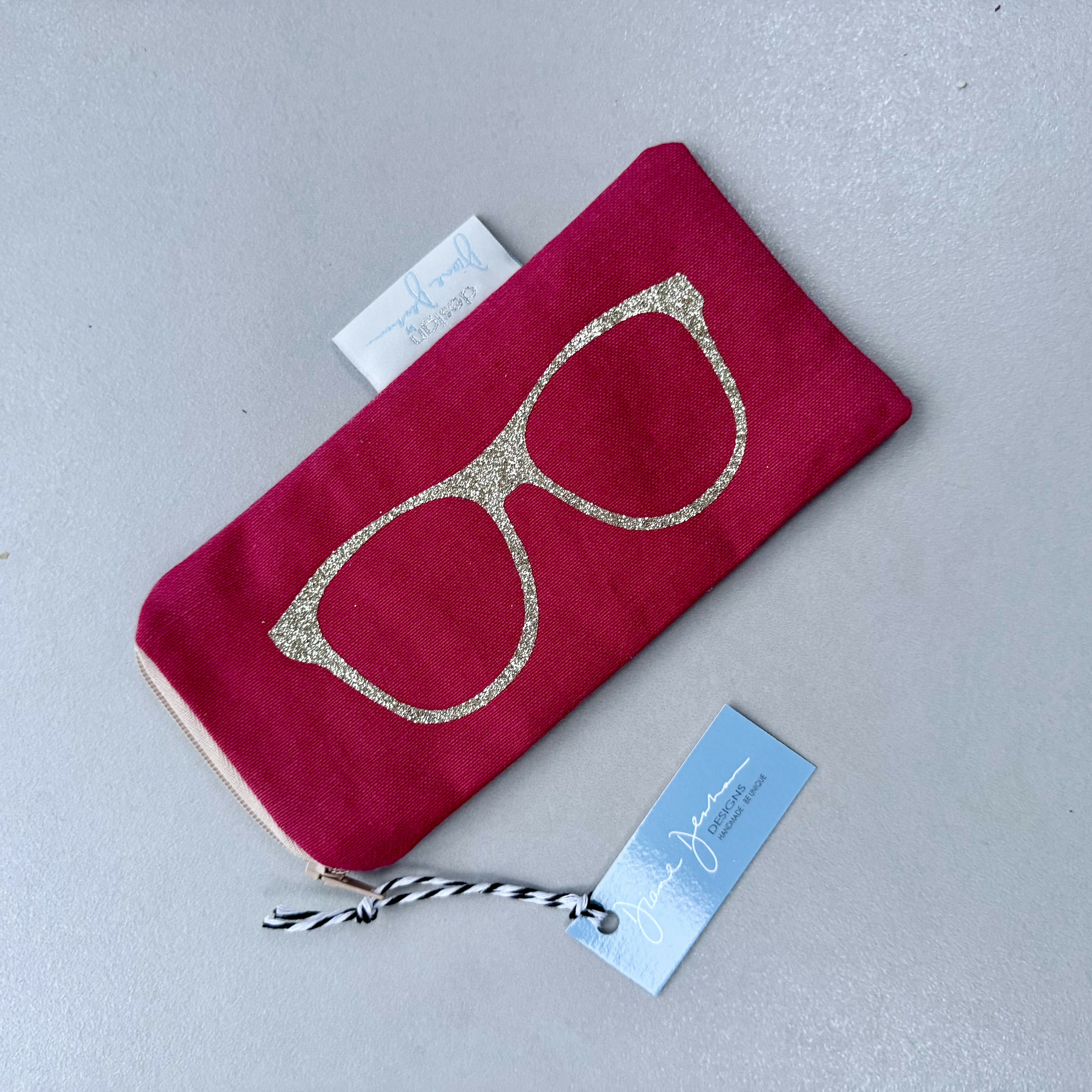 Glasses Case - Dark Pink