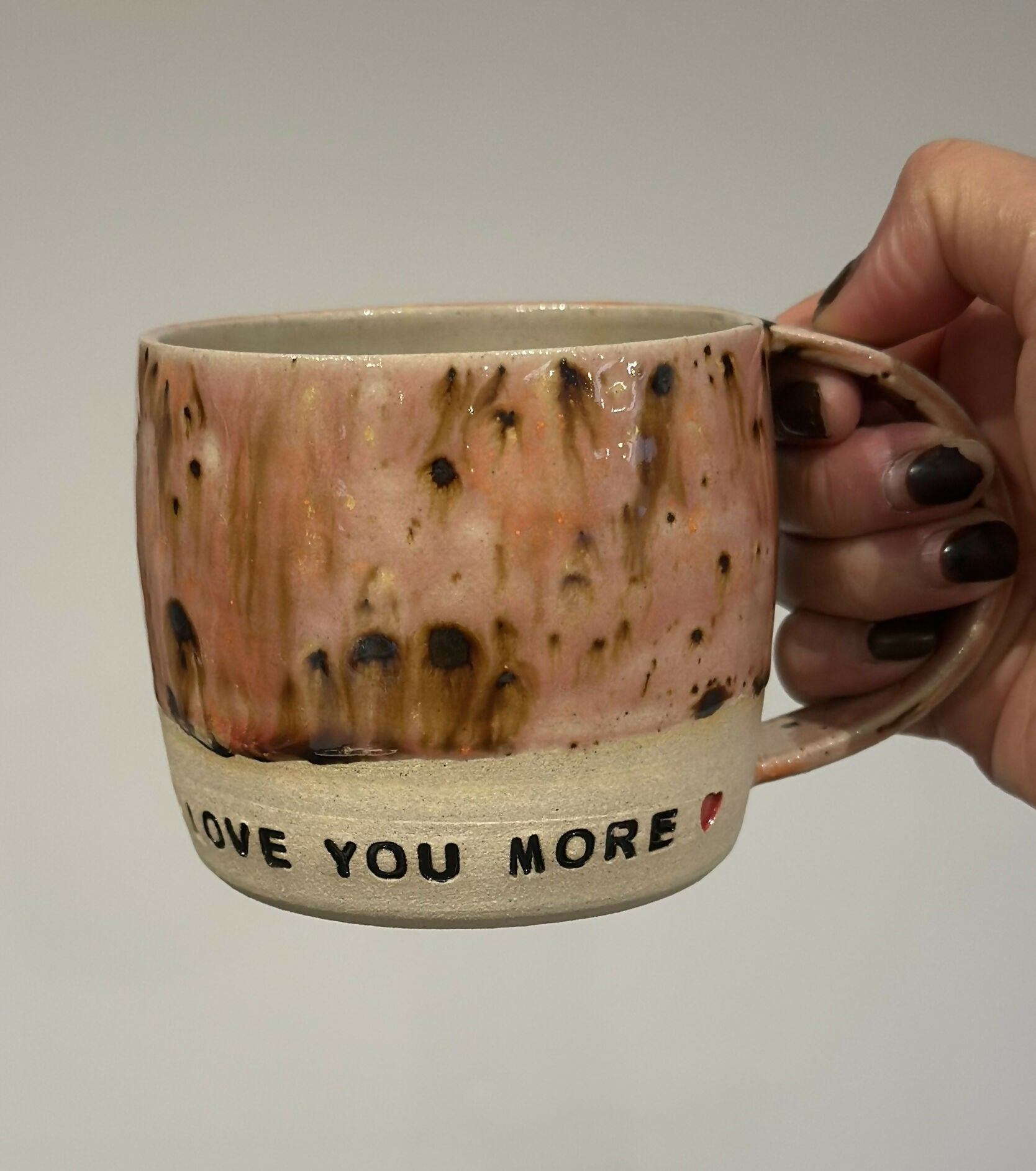 PINK LOVE YOU MORE MUG
