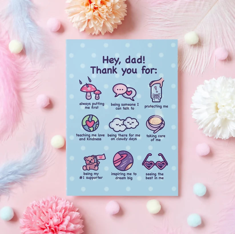 Heartfelt Card for Dad | Thank You, Dad! | Father's Day & Dad's Birthday Card