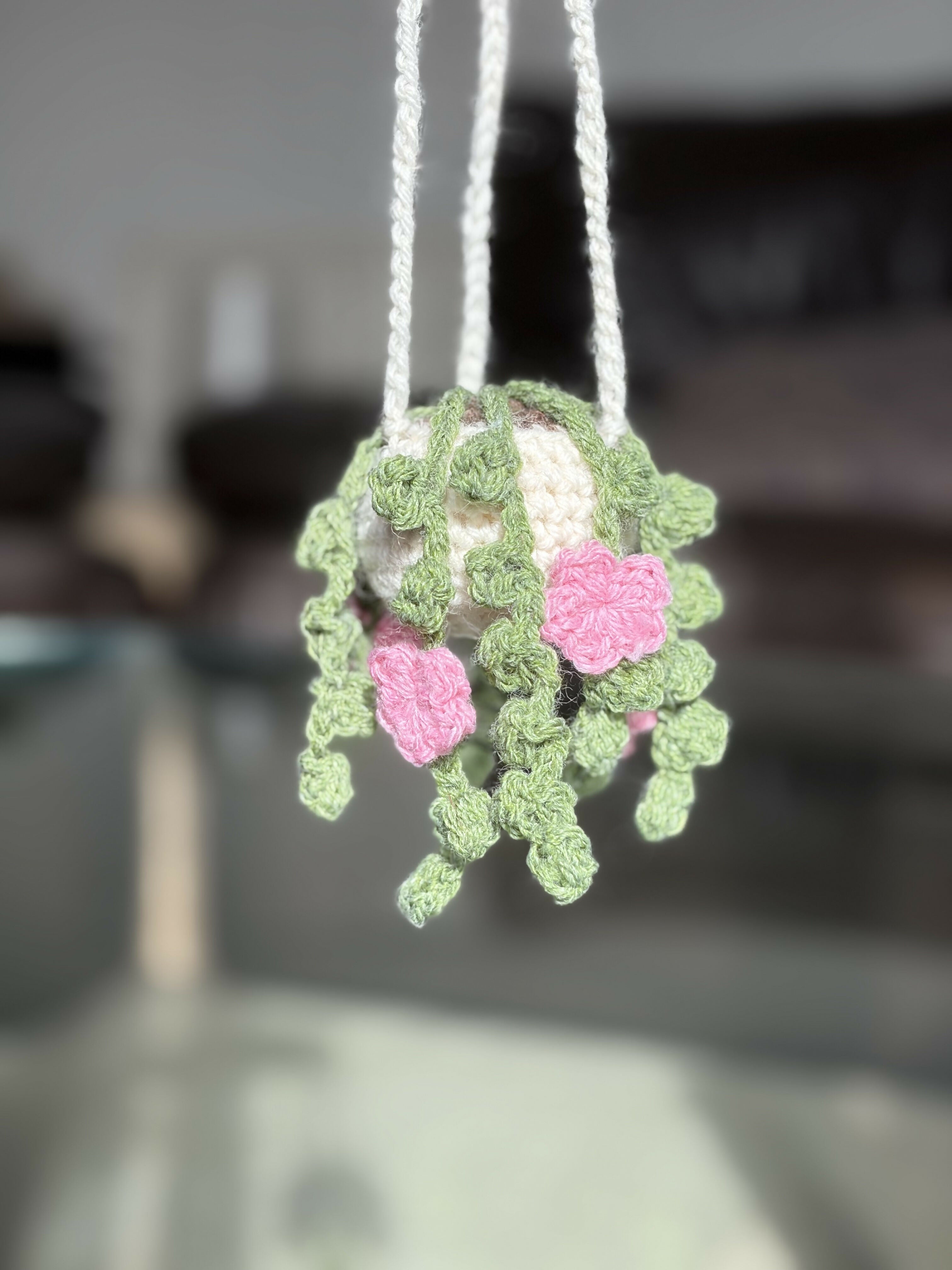 Crochet Hanging Basket