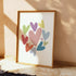 PASTEL HEARTS ARTWORK PRINT