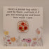 Fused Glass Pocket Hug Card
