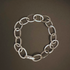 Sterling Silver Oval Linked Bracelet - adjustable 8 inches & hallmarked