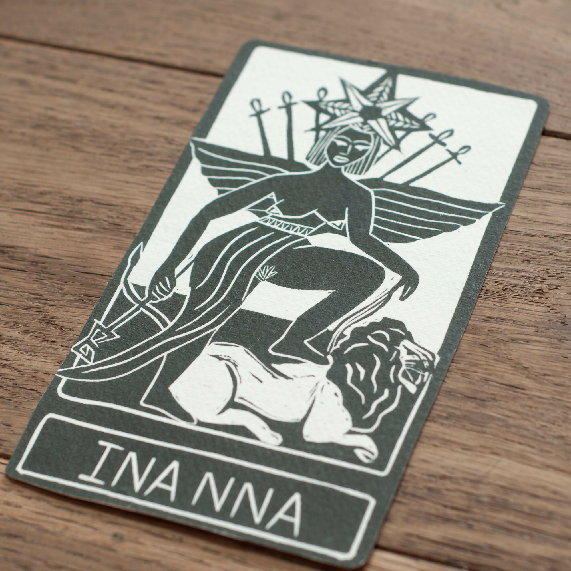 INANNA GODDESS ALTAR CARD