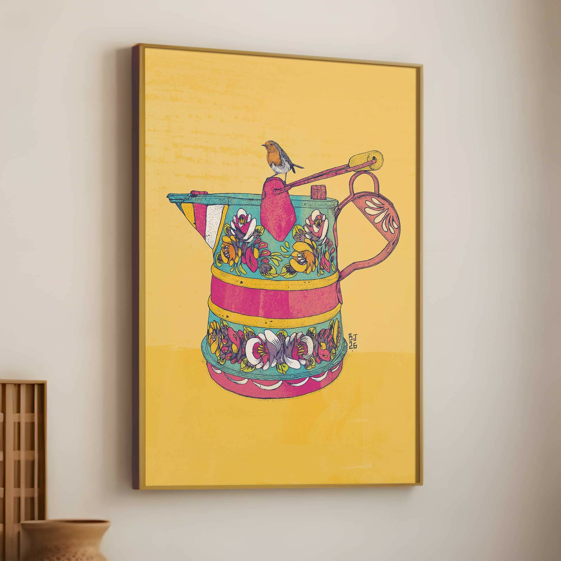 Roses & Castles – A2 Framed Giclée Art Print
