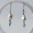 HEALING CRYSTAL & STERLING SILVER EARRINGS WITH BAROQUE PEARLS TO HELP WITH COURAGE