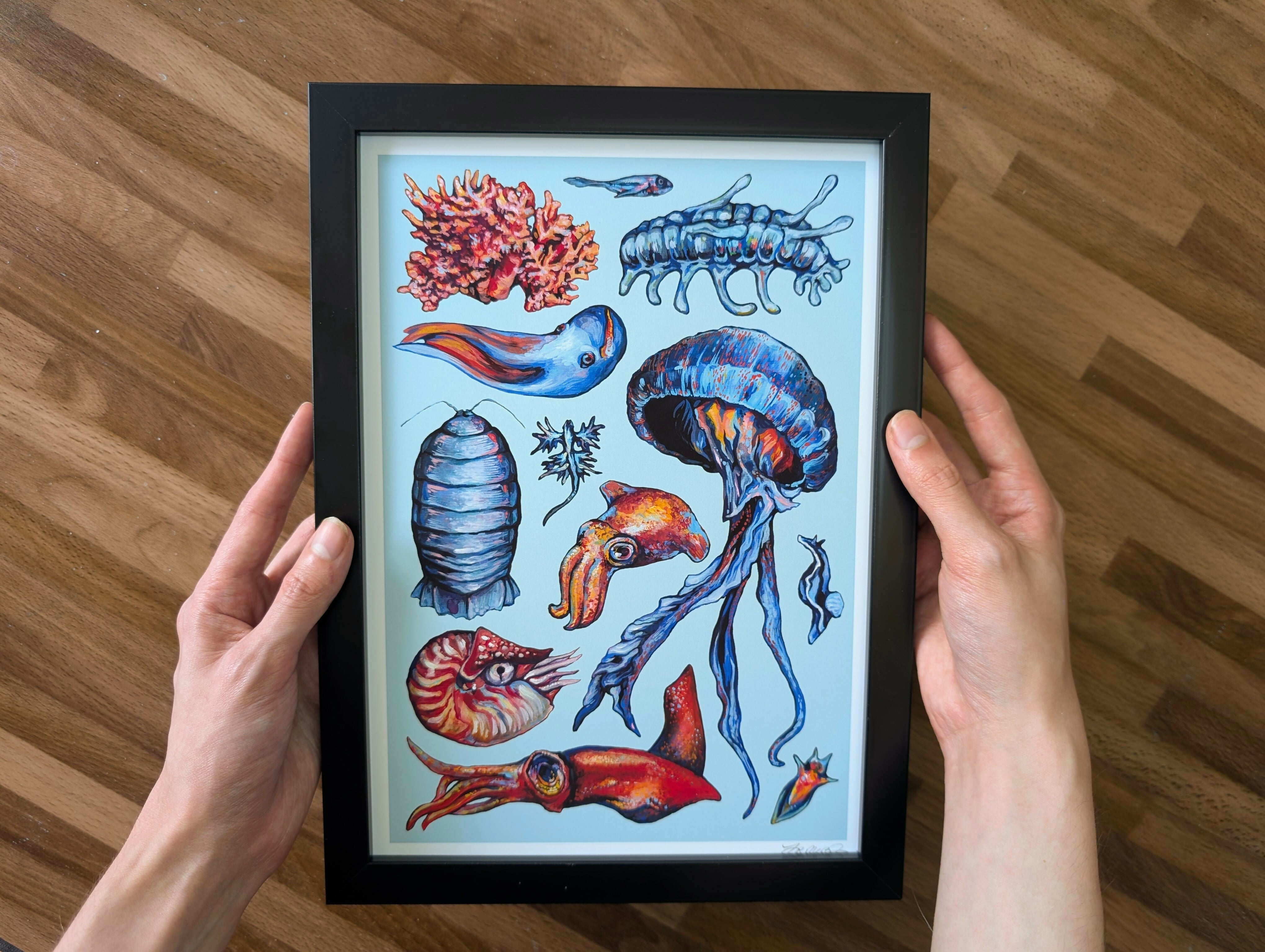 Deep Sea Creature Illustration