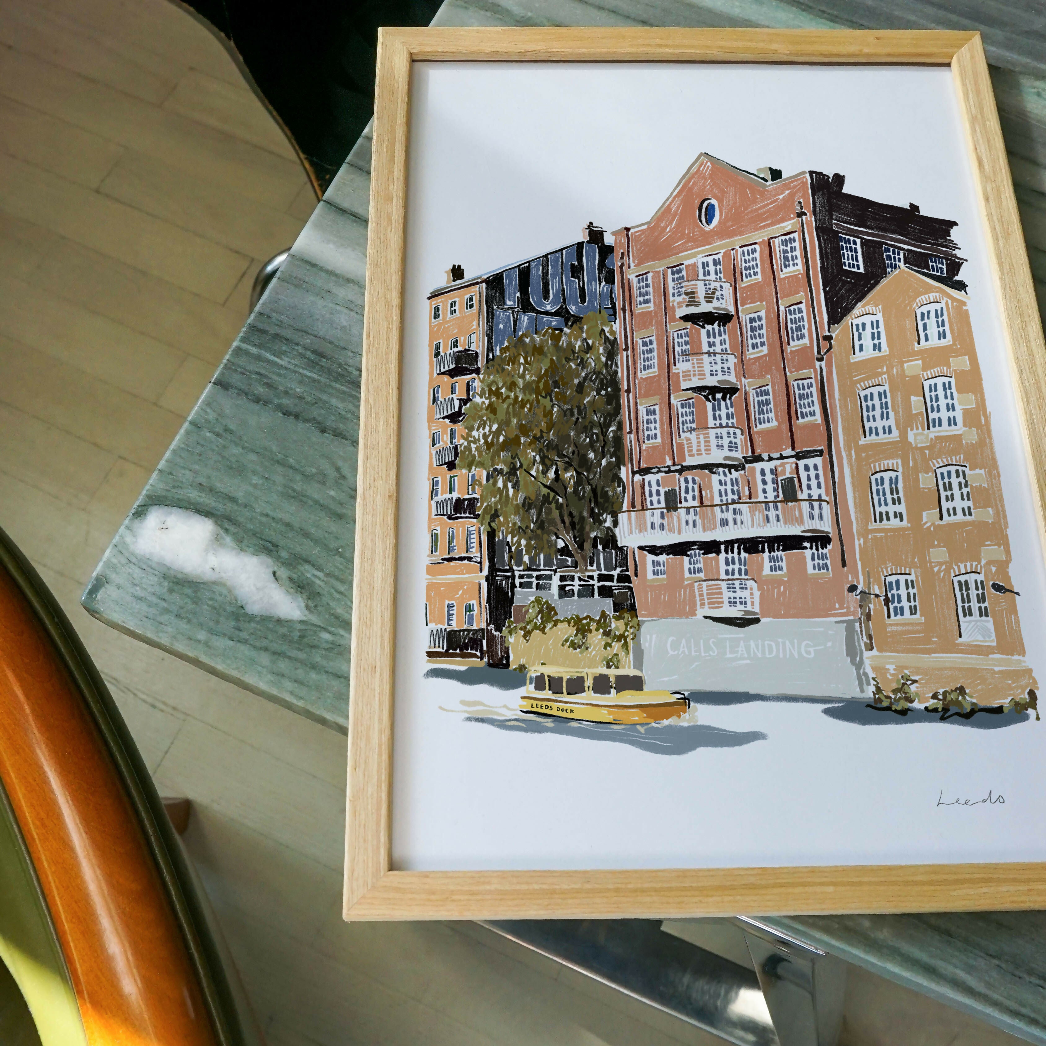 Calls Landing Leeds Art Print