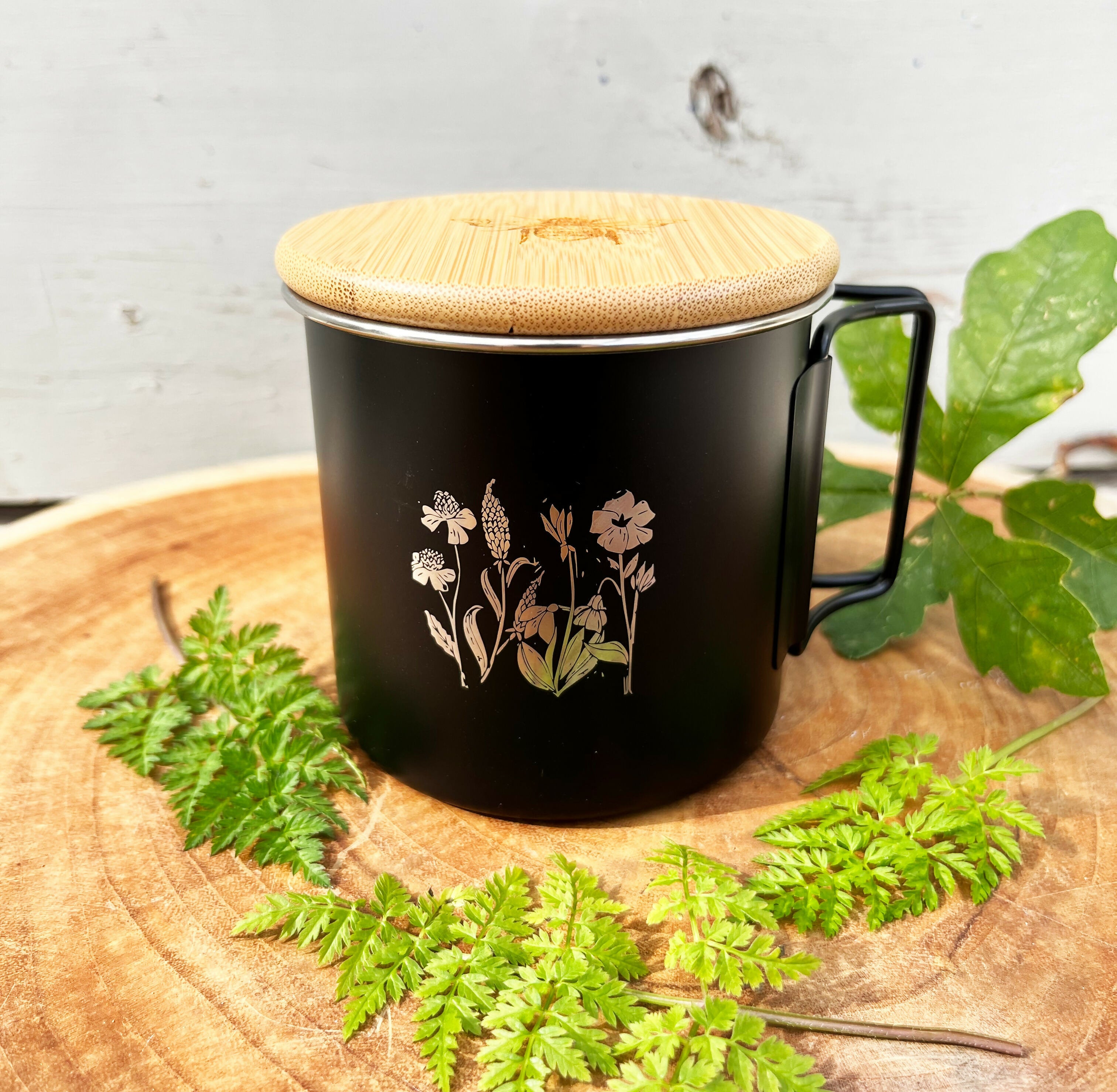 Wildflower Tin Mug