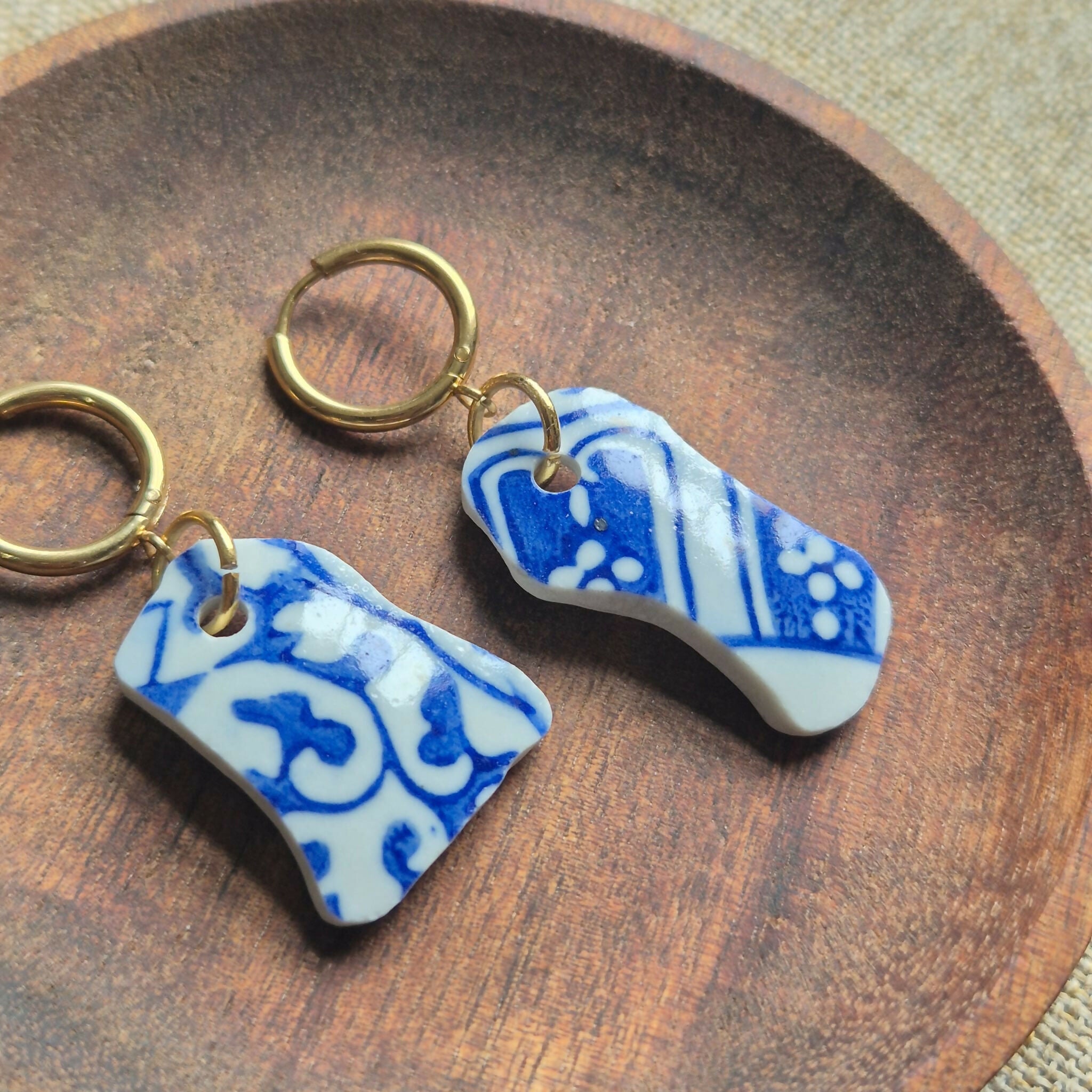 Recycled Ceramic Earring