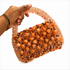 Champagne Gold Beaded Handbag