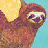 Happy Sloth – Exotic Animal Art Print
