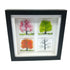 Freestanding Fused Glass 4 Seasons Picture