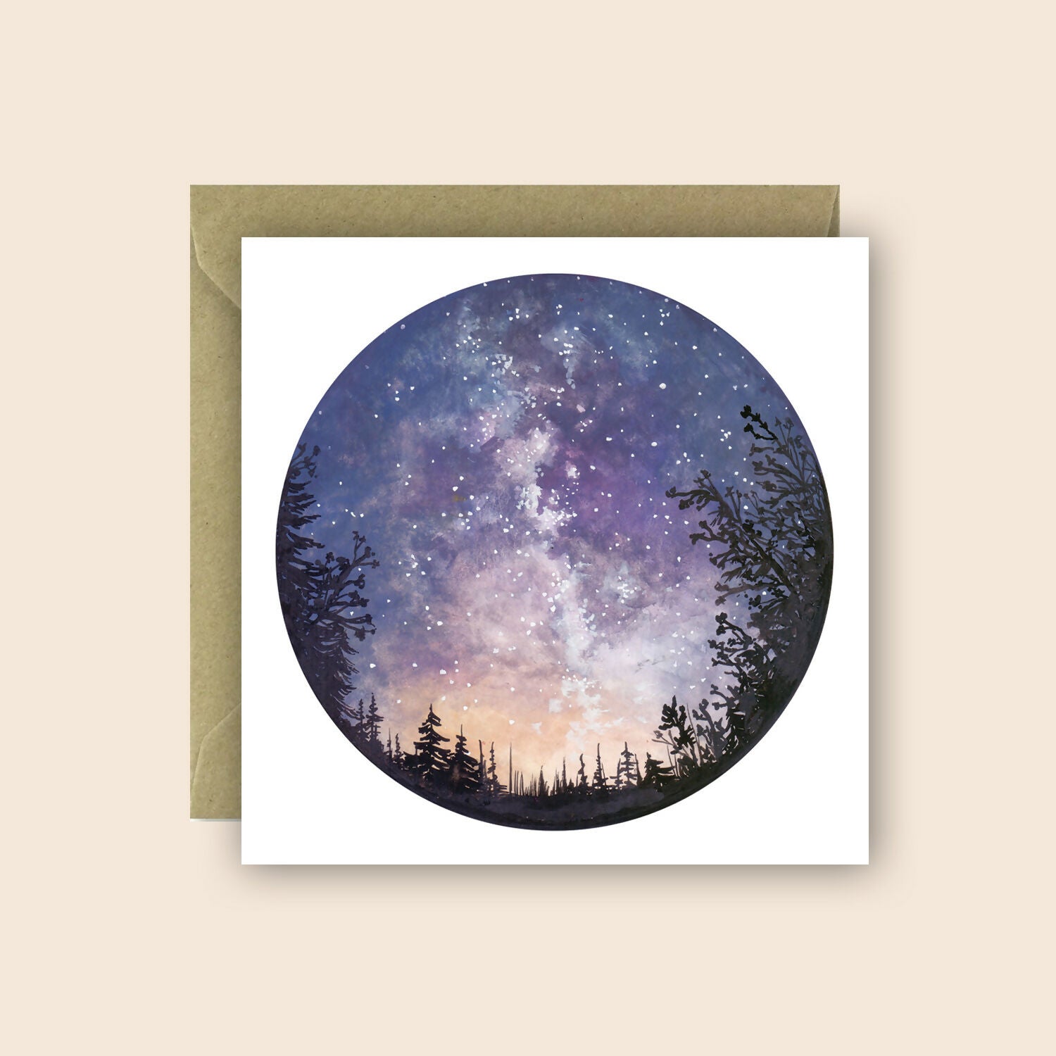 Perseid Meteor Shower Card