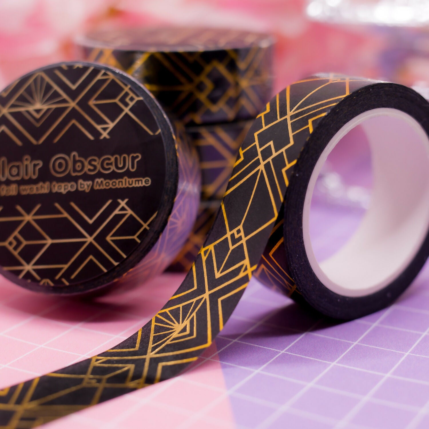 Washi Tape - Art Deco Clair Obscur