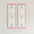 Bunny's Pink Tulip Bookmark