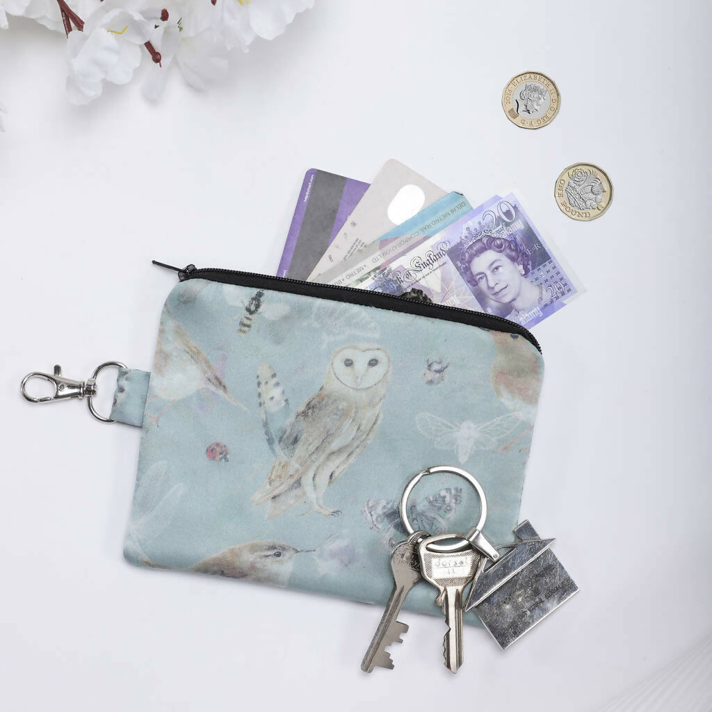 Silk Zipped Coin Purse | Elegant & Functional | Art & Soul